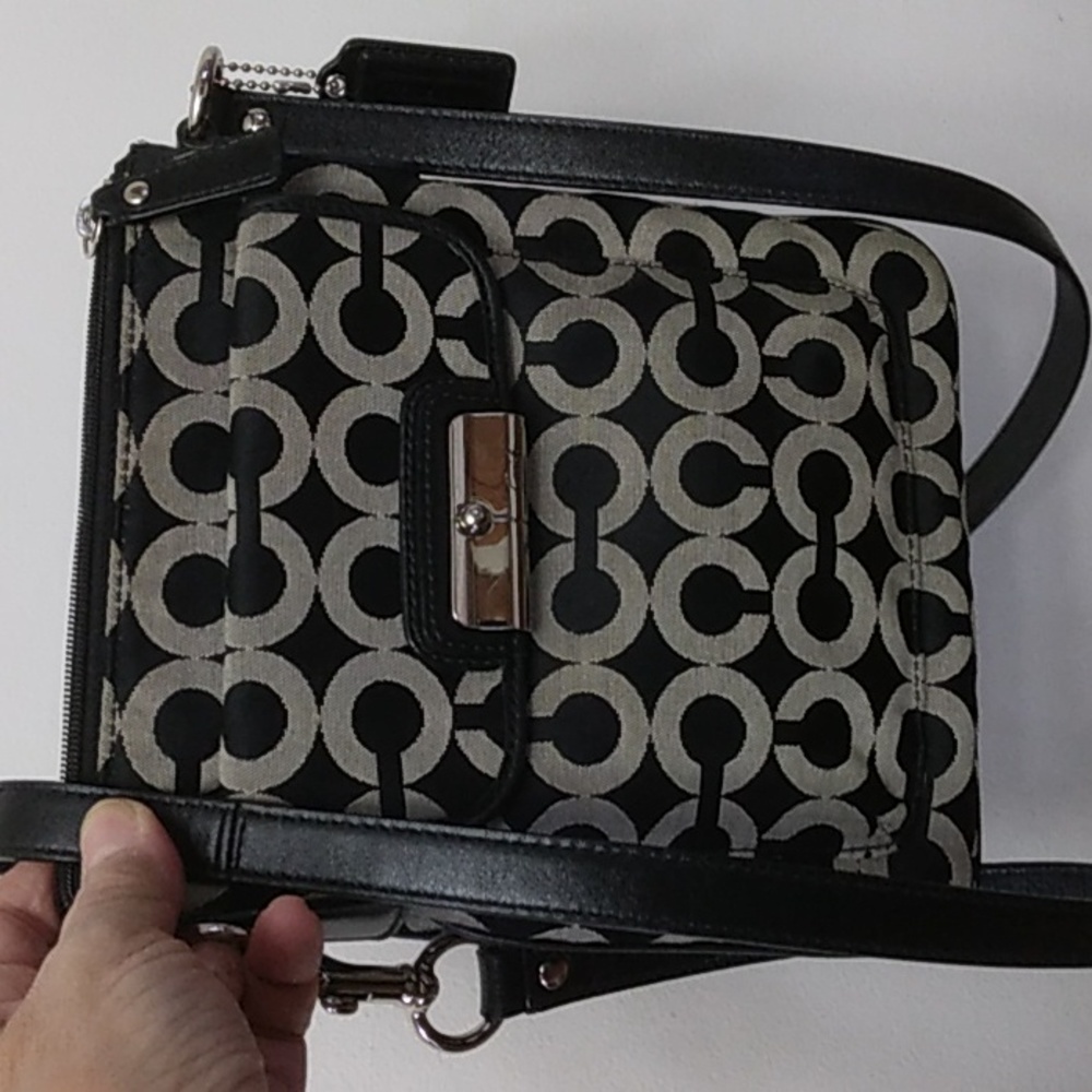 Coach signature crossbody, gently used